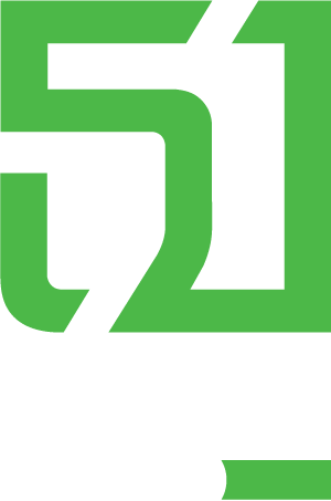 51 Letters Books Crest Logo
